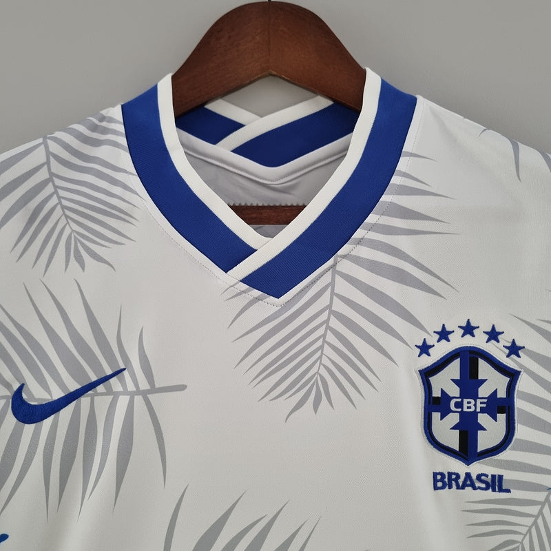 Maillot Brésil blanc bleu 2022