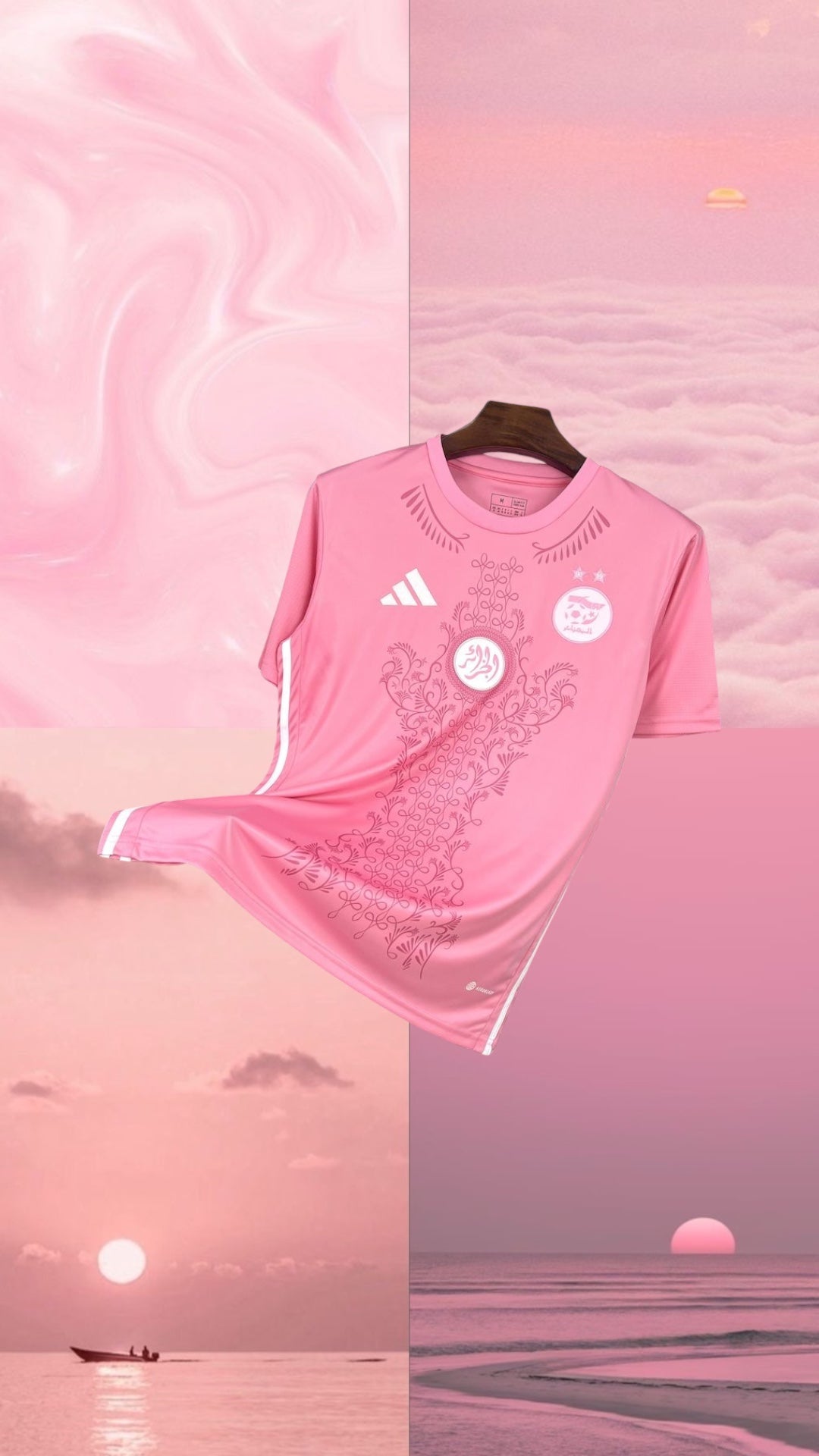 Maillot Algérie Concept rose 24/25